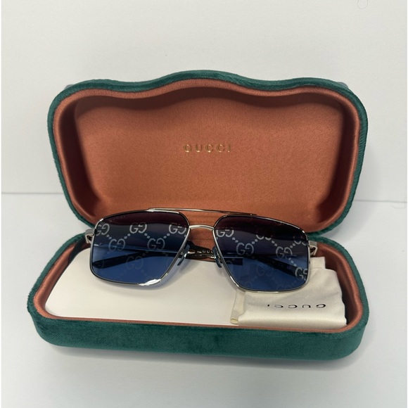 New - Authentic GUCCI GG0941S PILOT MONOGRAM SUNGLASSES - Picture 10 of 17